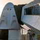 Una nave Crew Dragon de SpaceX antes de su lanzamiento en la misión Crew-4 de la NASA en abril de 2022.